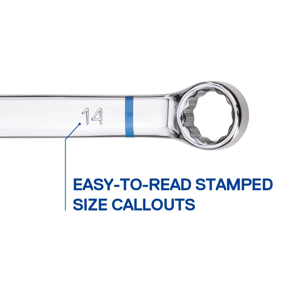 Kobalt Combination Wrenches & Sets 11-Piece Set 12-point Metric Standard Combination Wrench Set 5 Kobalt Combination Wrenches & Sets 11-Piece Set 12-point Metric Standard Combination Wrench Set - Image 5