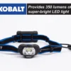 Kobalt Headlamps 350-Lumen LED Headlamp (Battery Included)