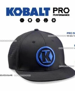 Kobalt Hats Kobalt Black Performance Ball Cap -Kobalt Sales Store 44366411