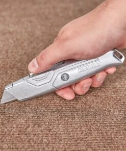 Kobalt Utility Knives Kobalt 2pk retractable utility knife 18mm 6-Blade Retractable Utility Knife with On Tool Blade Storage -Kobalt Sales Store 44458454