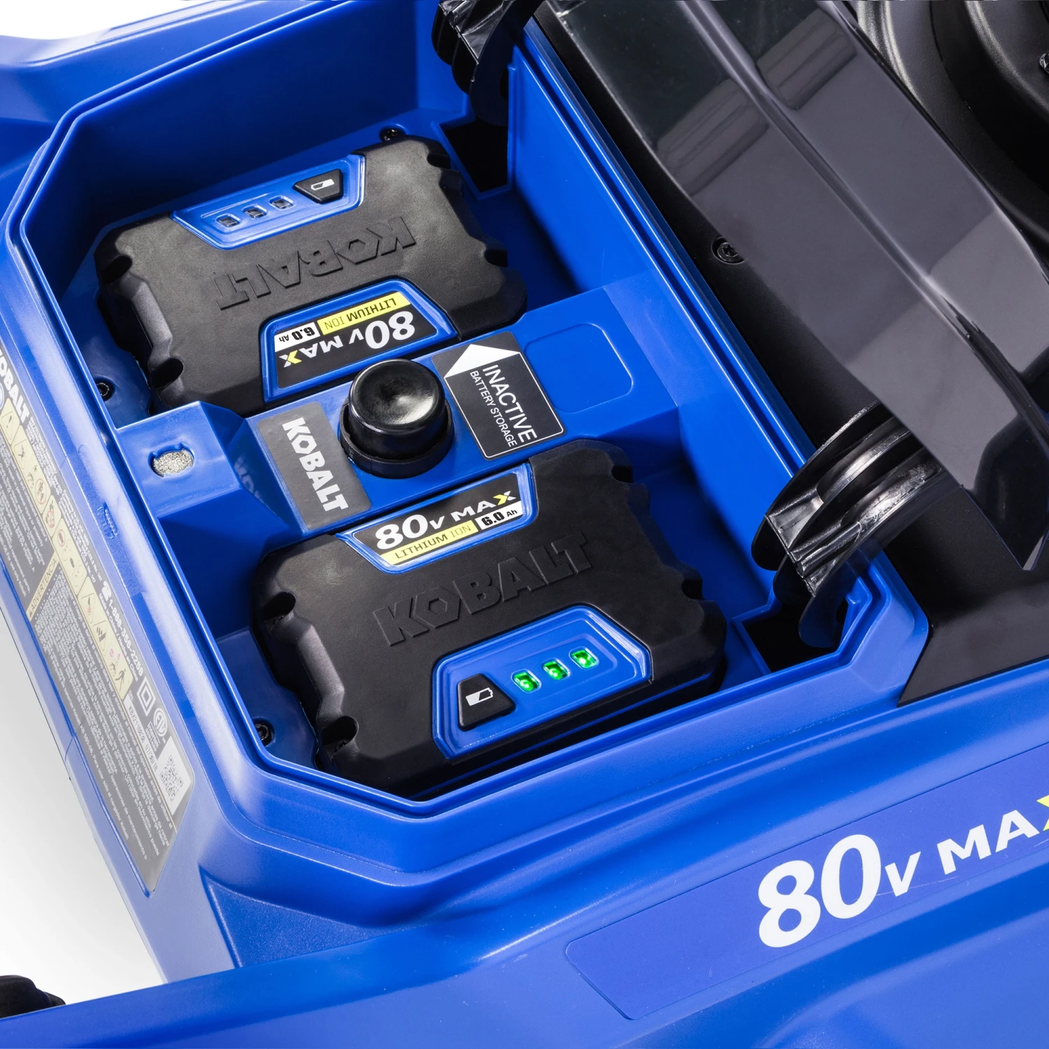 Kobalt Cordless Electric Snow Blowers 80-Volt Max 22-in Single-stage Cordless Electric Snow Blower 4-Hours Ah (Battery Included) 9 Kobalt Cordless Electric Snow Blowers 80-Volt Max 22-in Single-stage Cordless Electric Snow Blower 4-Hours Ah (Battery Included) - Image 9