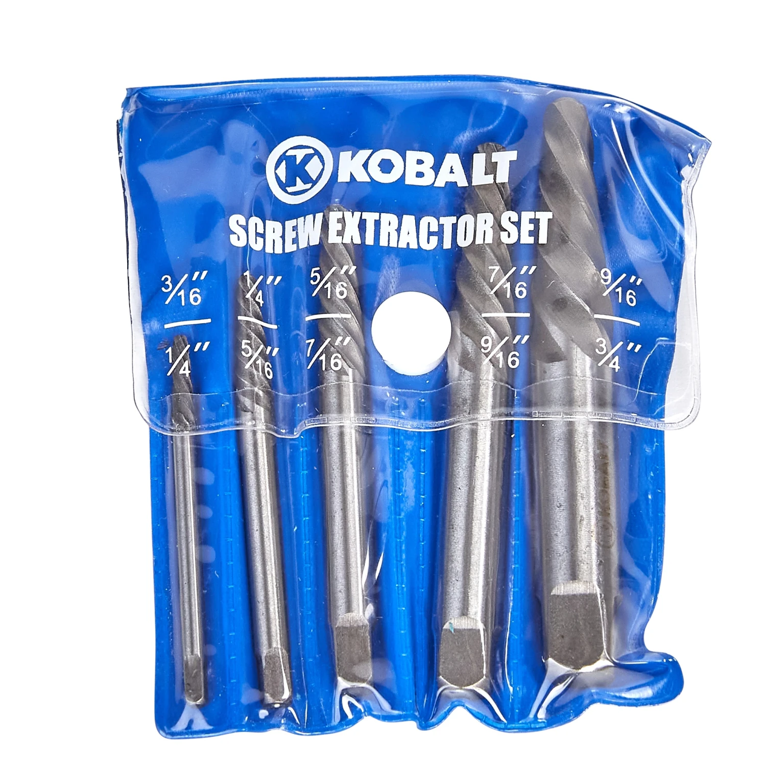 Kobalt Screw Extractors & Sets 5-Piece 5-in Steel Screw Extractor Set 2 Kobalt Screw Extractors & Sets 5-Piece 5-in Steel Screw Extractor Set - Image 2