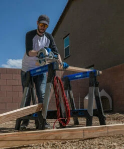 Kobalt Saw Horses 30.63-in W x 33.5-in H Adjustable Pp and Steel Construction Saw Horse (1000-lb Capacity) -Kobalt Sales Store 44627990 scaled