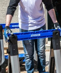 Kobalt Saw Horses 30.63-in W x 33.5-in H Adjustable Pp and Steel Construction Saw Horse (1000-lb Capacity) -Kobalt Sales Store 44628177 scaled