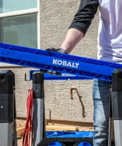 Kobalt Saw Horses 30.63-in W x 33.5-in H Adjustable Pp and Steel Construction Saw Horse (1000-lb Capacity) -Kobalt Sales Store 44628185 scaled