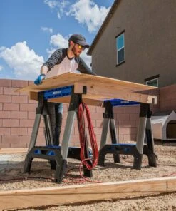 Kobalt Saw Horses 30.63-in W x 33.5-in H Adjustable Pp and Steel Construction Saw Horse (1000-lb Capacity) -Kobalt Sales Store 44628409 scaled