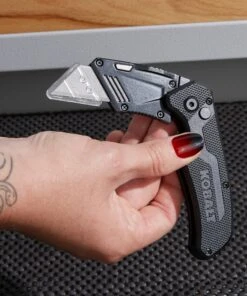Kobalt Utility Knives Kobalt Speed Release Compact Knife 18mm 1-Blade Folding Utility Knife -Kobalt Sales Store 44864437