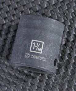 Kobalt Impact Sockets & Impact Socket Sets Standard (SAE) 1/2-in Drive 1-1/16-in 6-Point Impact Socket -Kobalt Sales Store 44893531