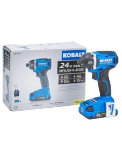 Kobalt Impact Drivers 24-volt Max Variable Speed Brushless Cordless Impact Driver (1-Battery Included) 7 Kobalt Impact Drivers 24-volt Max Variable Speed Brushless Cordless Impact Driver (1-Battery Included) -Kobalt Sales Store 45231353
