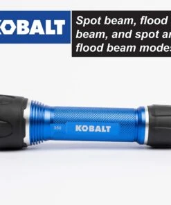 Kobalt Flashlights 350-Lumen LED Rechargeable Flashlight -Kobalt Sales Store 45365865 scaled