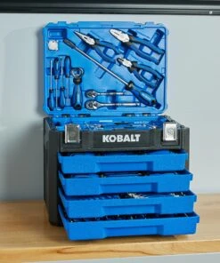Kobalt Household Tool Sets 100-Piece Household Tool Set with Hard Case -Kobalt Sales Store 45373524