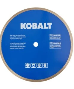 Kobalt Diamond Saw Blades 10-in Wet Porcelain Tile Diamond Saw Blade -Kobalt Sales Store 45400383