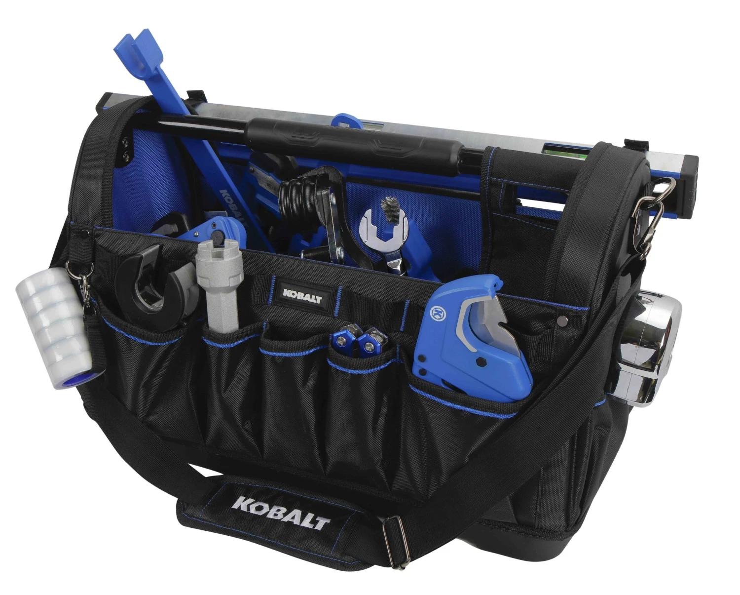 Kobalt Tool Bags Plumbing Tool Bag with Caddy Black, Blue Polyester 12.99-in 6 Kobalt Tool Bags Plumbing Tool Bag with Caddy Black, Blue Polyester 12.99-in - Image 6