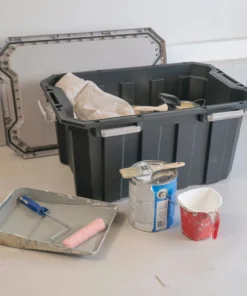 Kobalt Plastic Storage Totes X-large 24-Gallon (96-Quart) Grey Heavy Duty Tote with Latching Lid 28 Kobalt Plastic Storage Totes X-large 24-Gallon (96-Quart) Grey Heavy Duty Tote with Latching Lid -Kobalt Sales Store 46358952 scaled