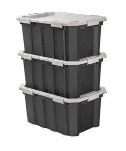 Kobalt Plastic Storage Totes X-large 24-Gallon (96-Quart) Grey Heavy Duty Tote with Latching Lid 23 Kobalt Plastic Storage Totes X-large 24-Gallon (96-Quart) Grey Heavy Duty Tote with Latching Lid -Kobalt Sales Store 46358968 scaled