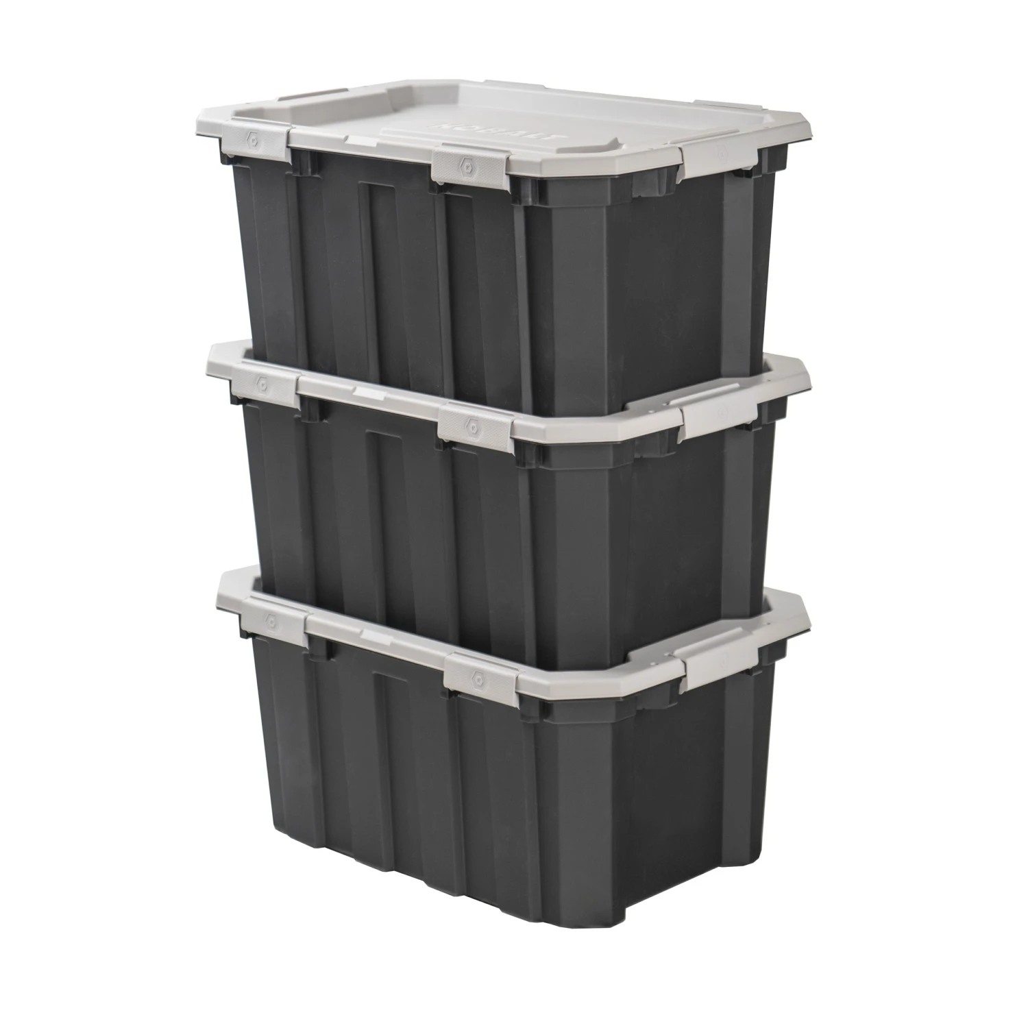 Kobalt Plastic Storage Totes X-large 24-Gallon (96-Quart) Grey Heavy Duty Tote with Latching Lid 8 Kobalt Plastic Storage Totes X-large 24-Gallon (96-Quart) Grey Heavy Duty Tote with Latching Lid - Image 8