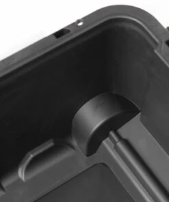 Kobalt Plastic Storage Totes X-large 31-Gallon (124-Quart) Grey Heavy Duty Rolling Tote with Latching Lid -Kobalt Sales Store 46359338 scaled