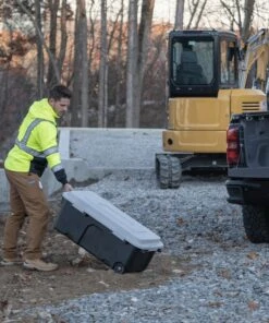 Kobalt Plastic Storage Totes X-large 31-Gallon (124-Quart) Grey Heavy Duty Rolling Tote with Latching Lid -Kobalt Sales Store 46359340 scaled
