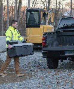 Kobalt Plastic Storage Totes X-large 31-Gallon (124-Quart) Grey Heavy Duty Rolling Tote with Latching Lid -Kobalt Sales Store 46359344 scaled