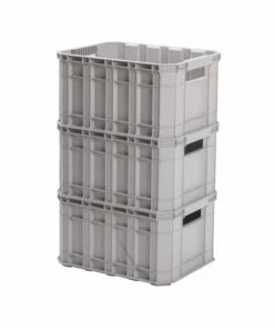 Kobalt Plastic Storage Totes Medium 8.5-Gallon (34-Quart) Grey Heavy Duty Tote with Lidless Lid -Kobalt Sales Store 46359378 scaled