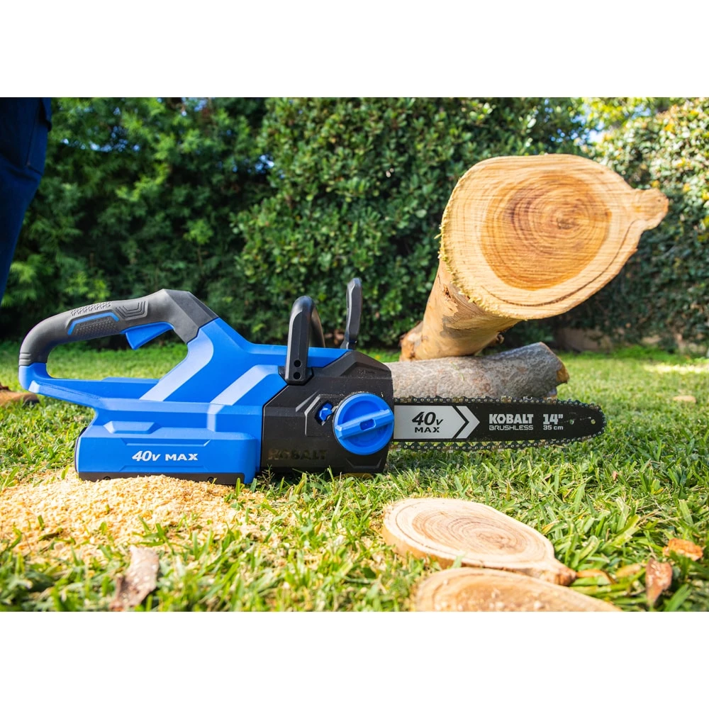 Kobalt Cordless Electric Chainsaws Gen4 40-volt 14-in Brushless Cordless Electric Chainsaw 4 Ah (Battery & Charger Included) 13 Kobalt Cordless Electric Chainsaws Gen4 40-volt 14-in Brushless Cordless Electric Chainsaw 4 Ah (Battery & Charger Included) - Image 13