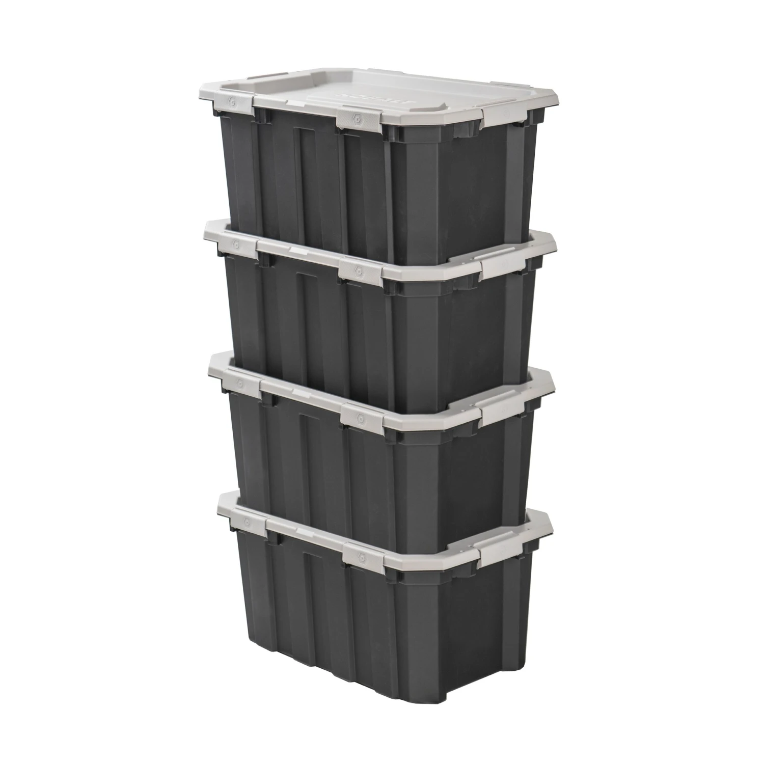 Kobalt Plastic Storage Totes X-large 24-Gallon (96-Quart) Grey Heavy Duty Tote with Latching Lid 16 Kobalt Plastic Storage Totes X-large 24-Gallon (96-Quart) Grey Heavy Duty Tote with Latching Lid - Image 16