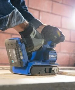Kobalt Power Sanders Kobalt 24V MAX 24-Volt Brushless Cordless Variable Belt Sander with Dust Management 25 Kobalt Power Sanders Kobalt 24V MAX 24-Volt Brushless Cordless Variable Belt Sander with Dust Management -Kobalt Sales Store 47637522