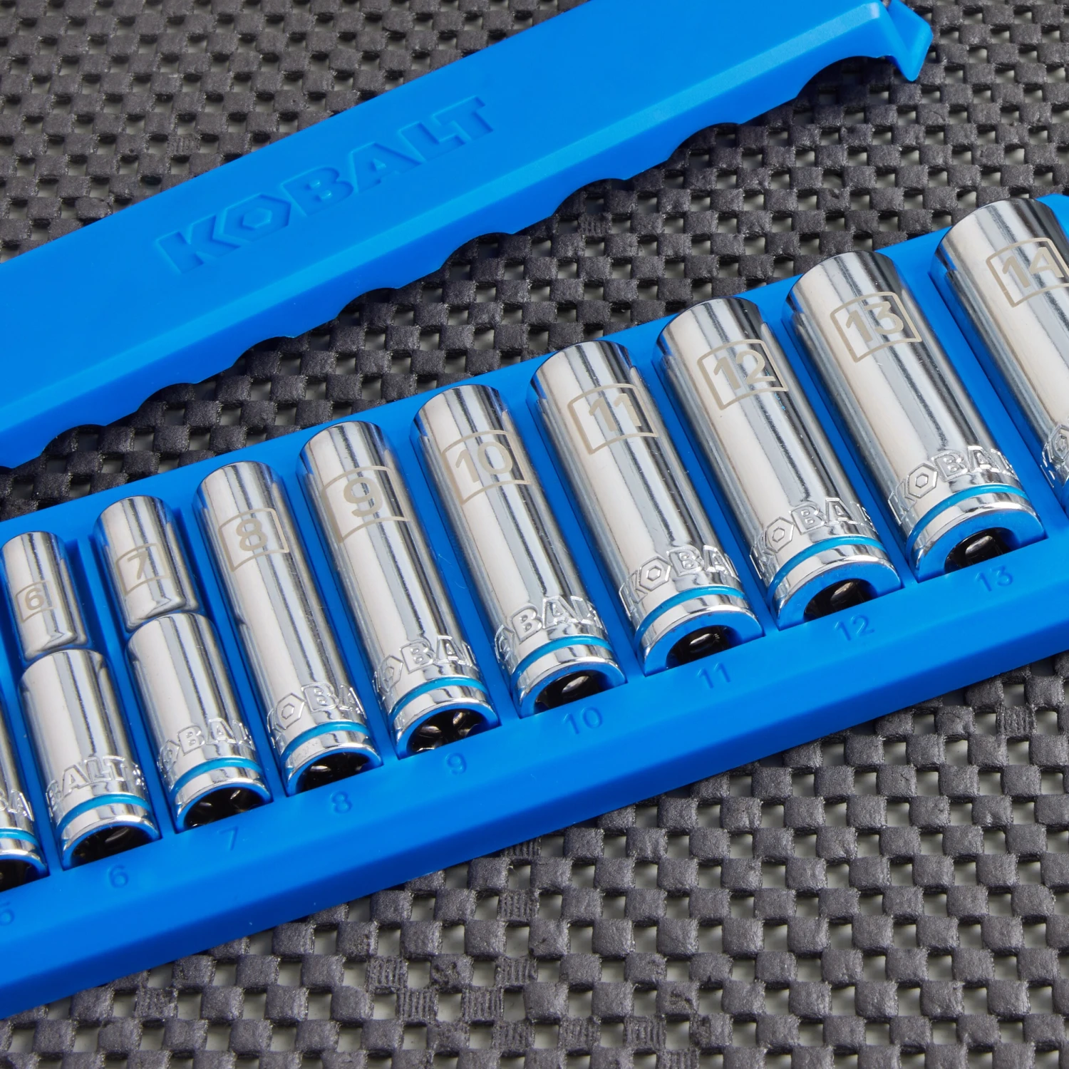 Kobalt Sockets & Socket Sets 10-Piece Metric 1/4-in Drive 6-point Set Deep Socket Set 3 Kobalt Sockets & Socket Sets 10-Piece Metric 1/4-in Drive 6-point Set Deep Socket Set - Image 3
