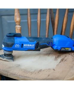Kobalt Oscillating Tool Kits 17-Piece Brushless 24-volt Max Variable Speed Oscillating Multi-Tool Kit with Soft Case (1-Battery Included) -Kobalt Sales Store 47928409