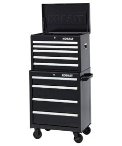 Kobalt Bottom Tool Cabinets 26.5-in W x 34-in H 4-Drawer Steel Tool Cabinet (Black) -Kobalt Sales Store 721615310505 07869953